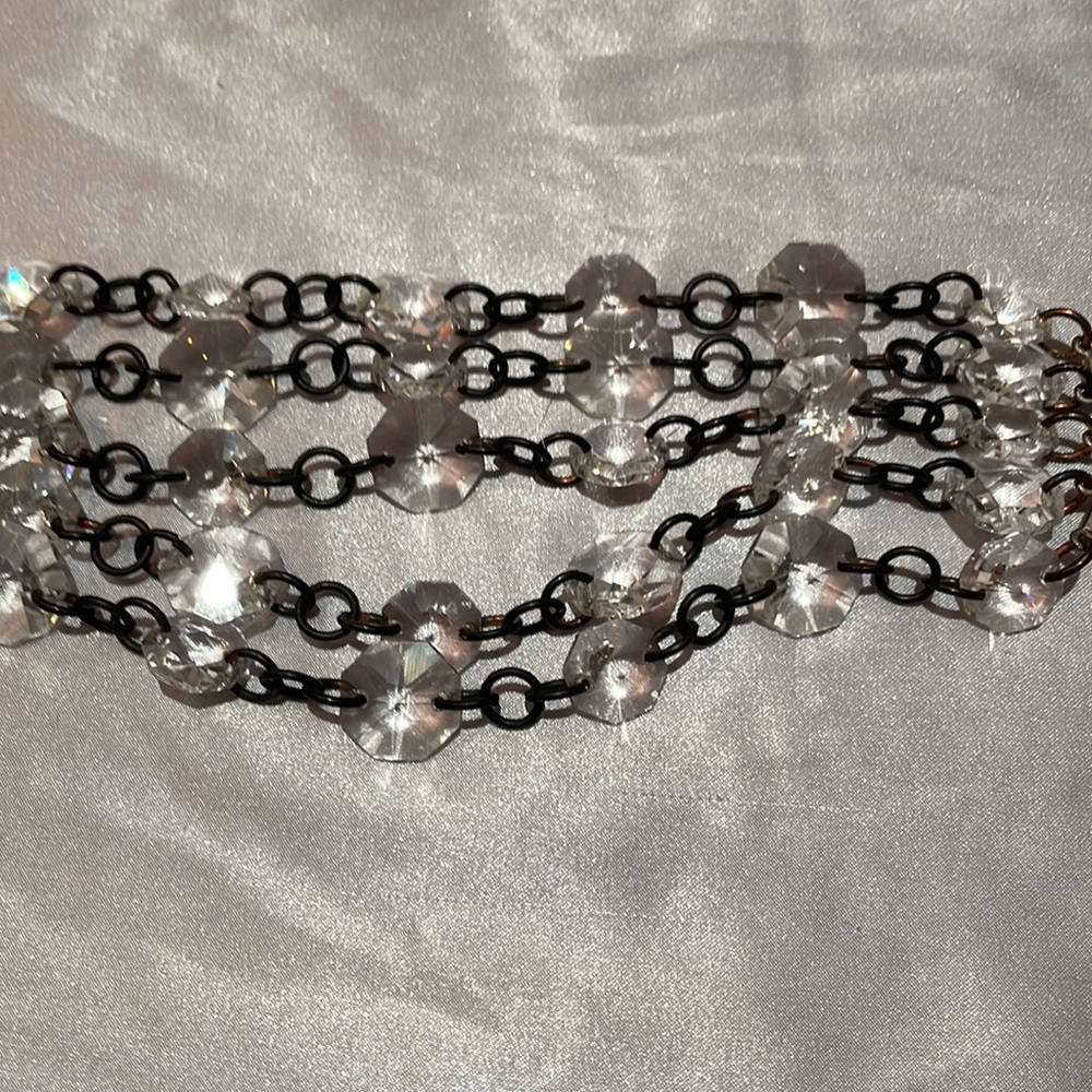 Faux crystal bracelet